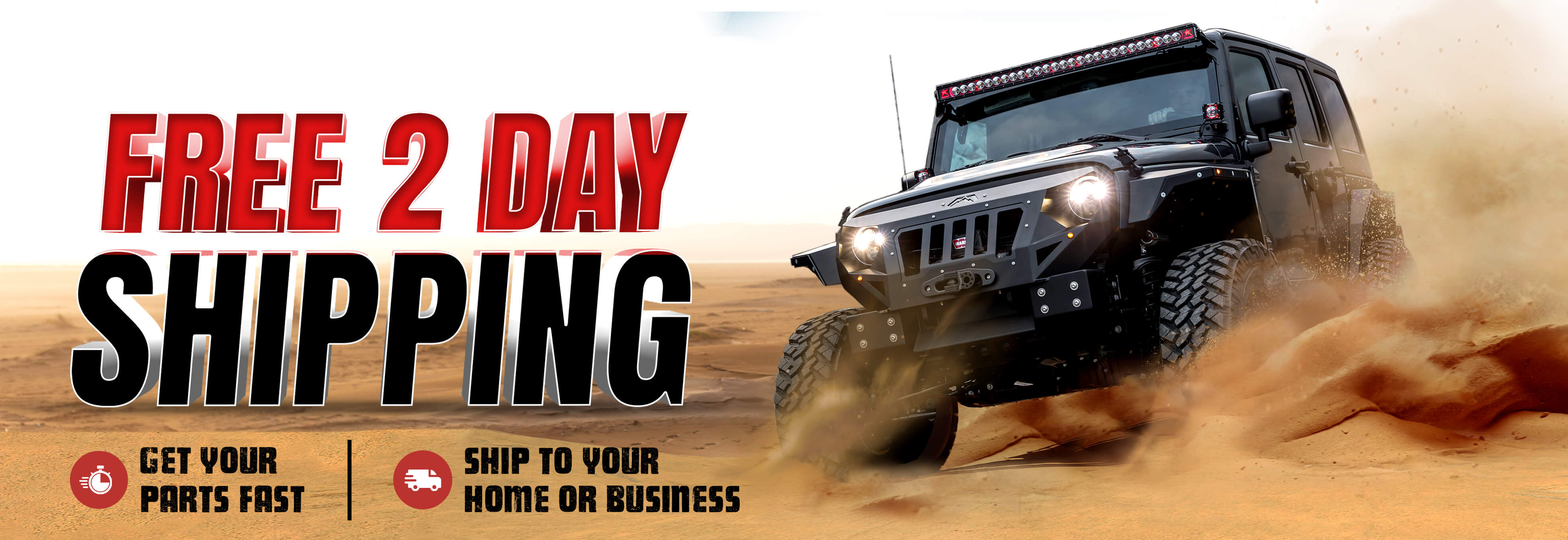 Shop Jeep Wrangler Suspension lifts | Free 2 Day Shipping